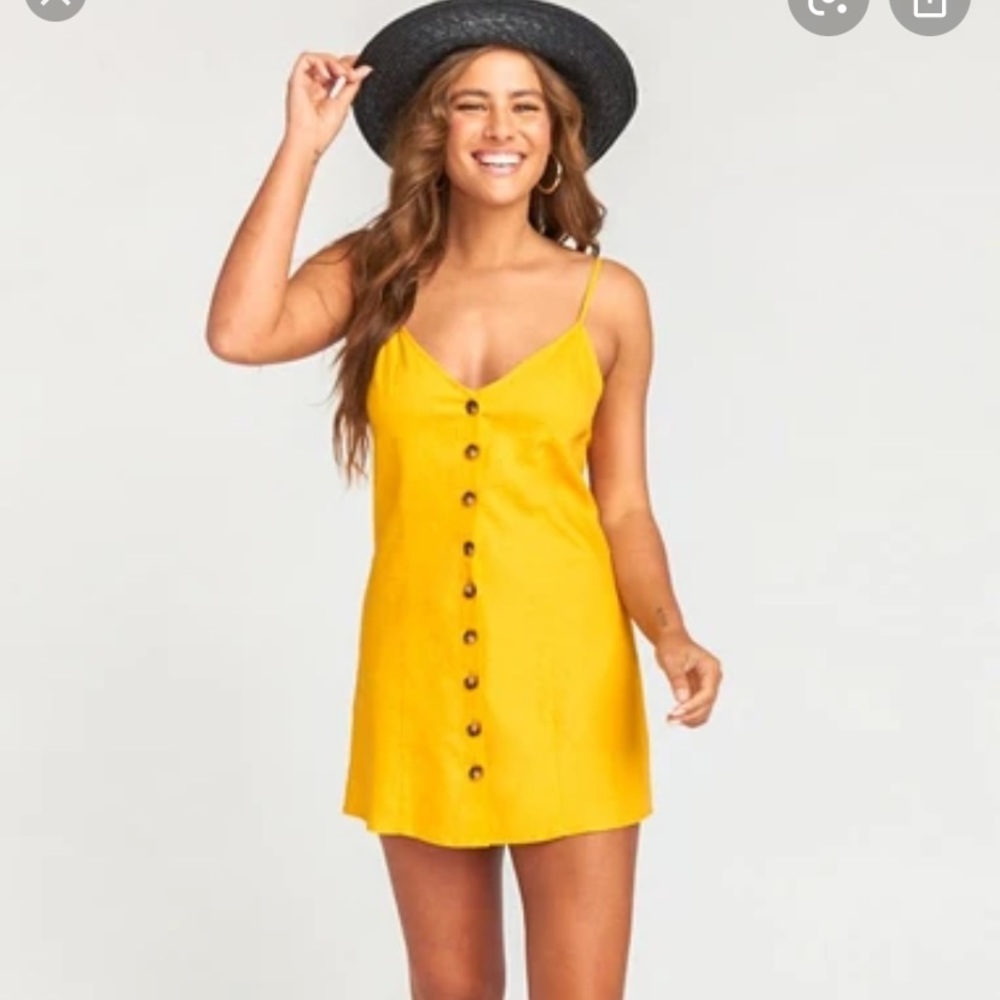 SMYM NWT yellow remmington dress